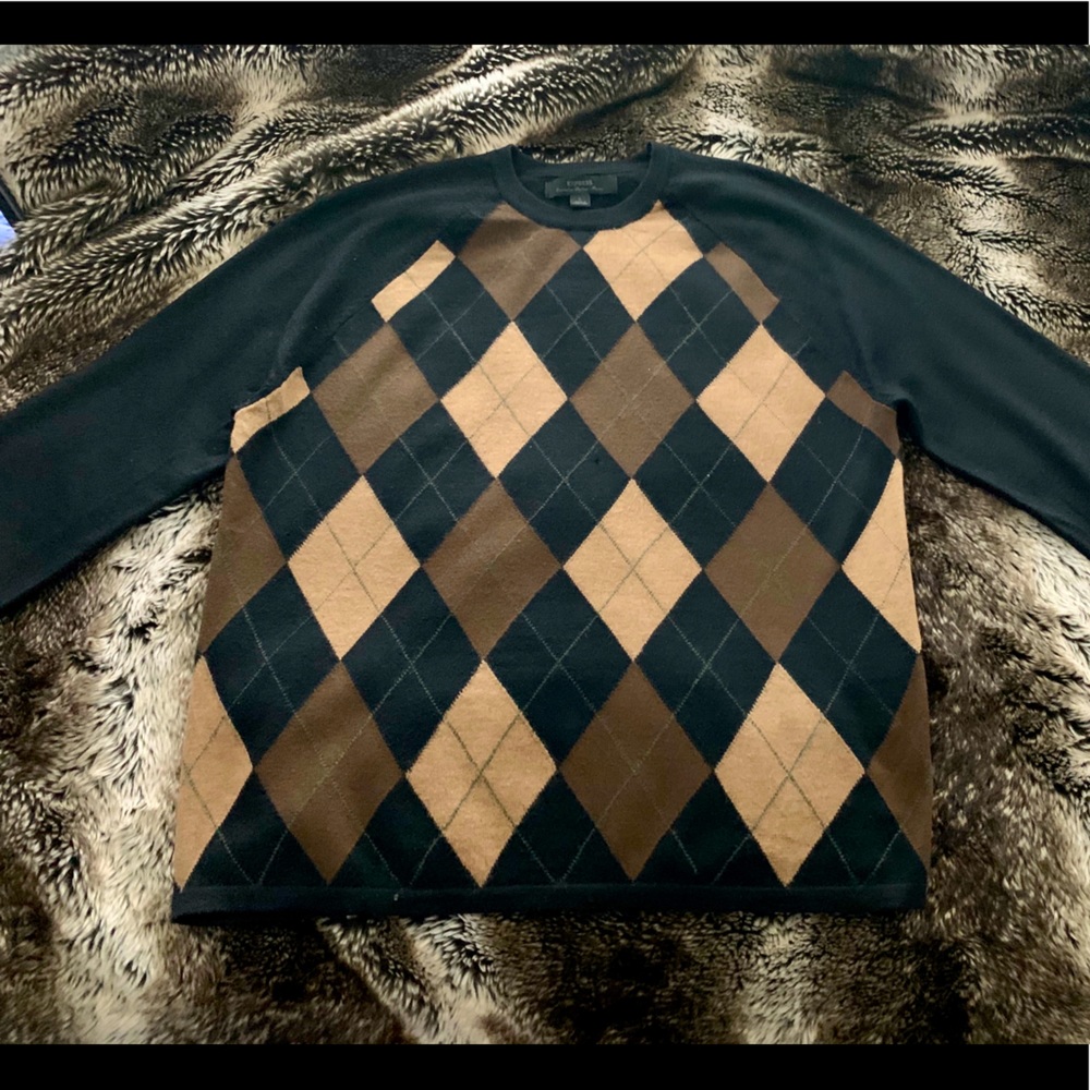 Crewneck Express Argyle Sweater